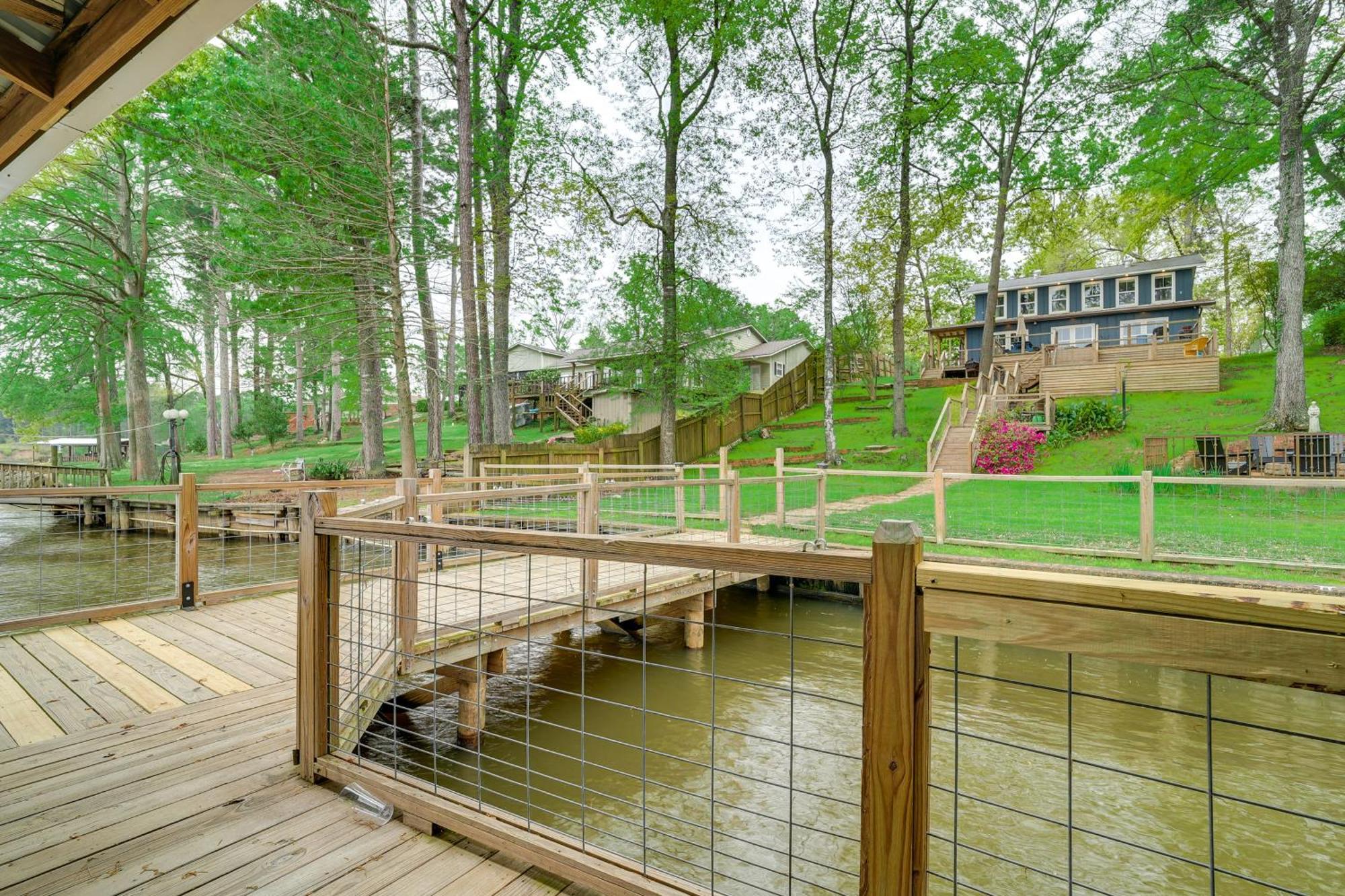 Villa Waterfront House On Toledo Bend With Private Dock! Alliance Exterior foto