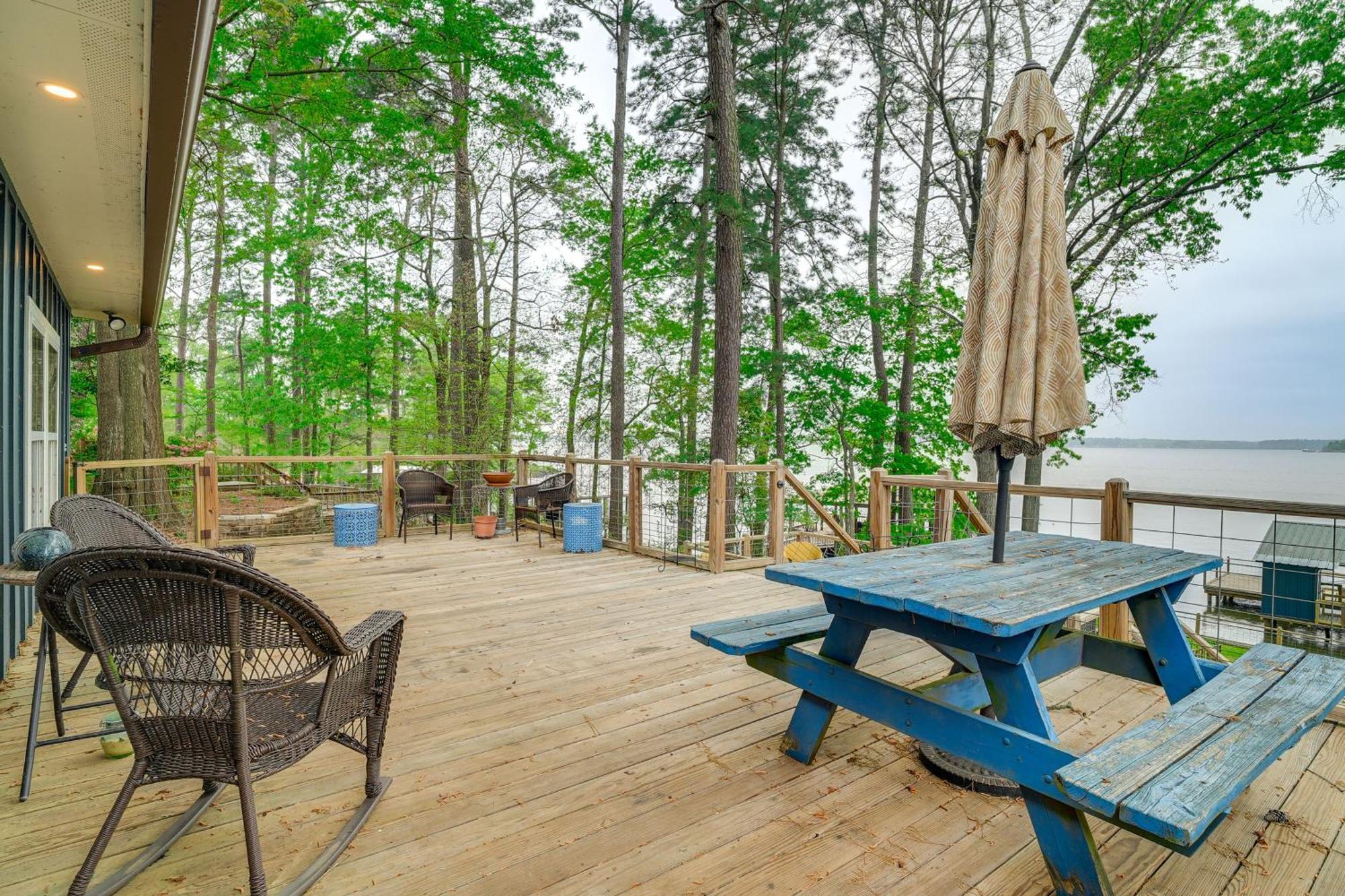 Villa Waterfront House On Toledo Bend With Private Dock! Alliance Exterior foto